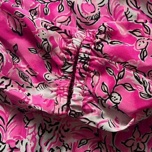 Lilly Pulitzer Elsa Top in ‘Plumeria Pink Purposefully Pink’ - Picture 8 of 10